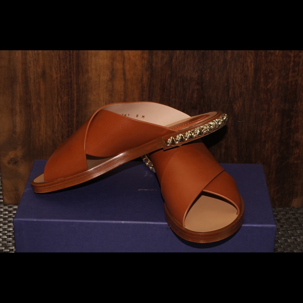 Stuart Weitzman Studded slides